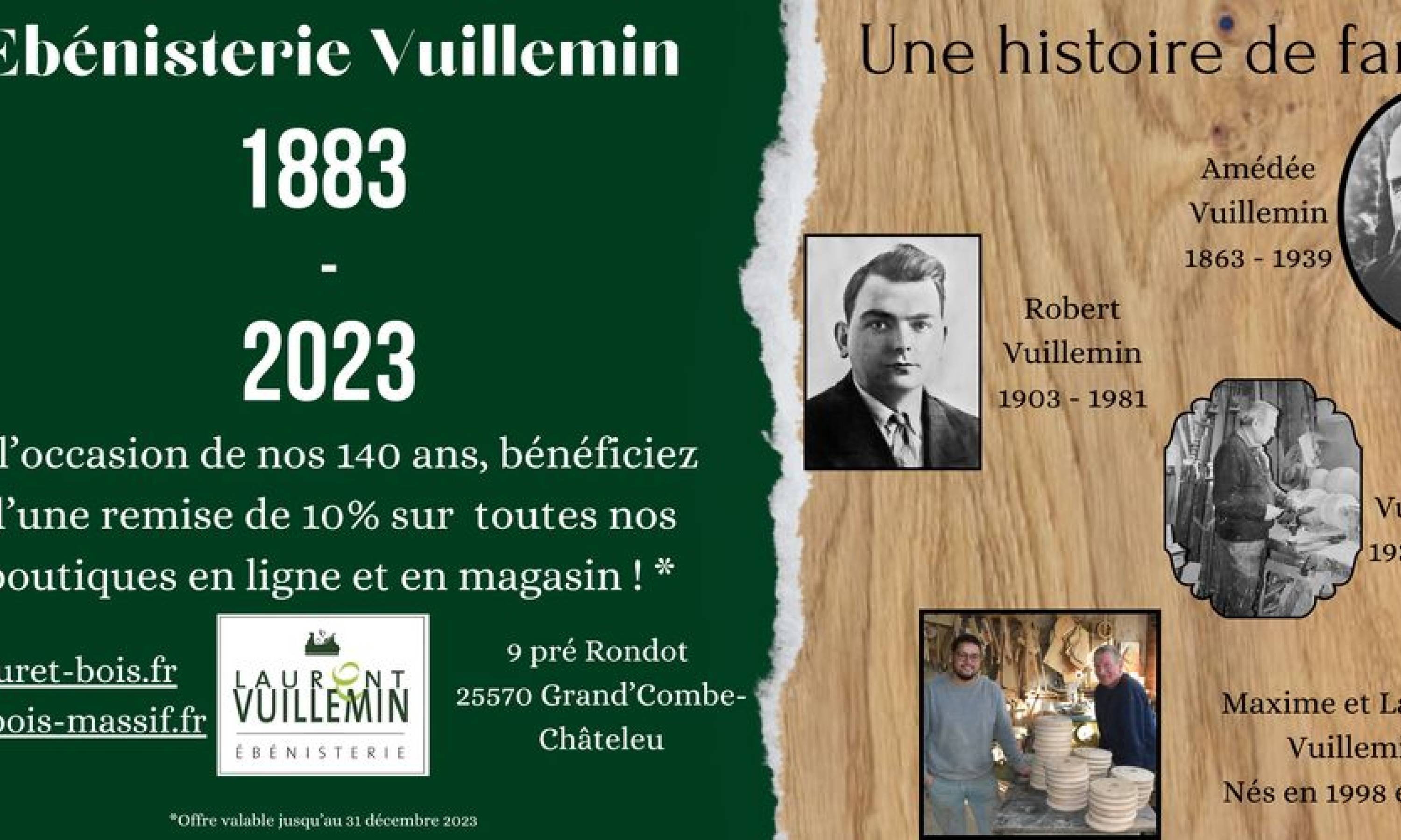 Venez fêter nos 140 ans ! 